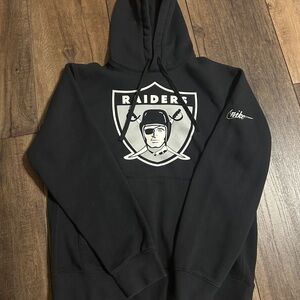 Nike Black Raiders Logo Hoodie